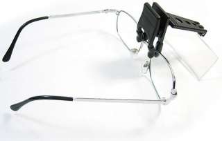 pc clip on magnifying lens for reading glasses powers 1 5x 2 5x 3 5x 
