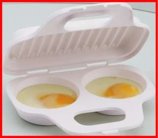 Progressive Microwave Two Egg Poacher Cooker Sandwich Breakfast Gmmc 