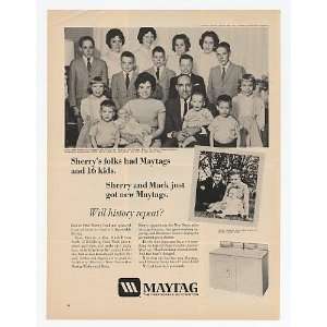   Smith Families Maytag Washer Dryer Print Ad (13054)