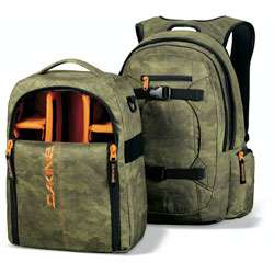 Dakine Mission Photo Backpack Timber Green Fishing Bag  