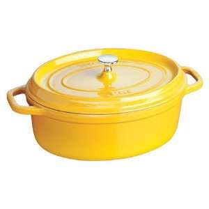 Staub La Cocotte 4.5 qt. Oval French Oven   Yellow  