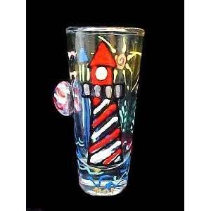  Lively Lighthouses Design   Collectible Shooter Glass   1 