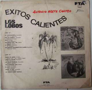LOS LOBOS EXITOS CALIENTES GUARACHA DESCARGA PERU LP  