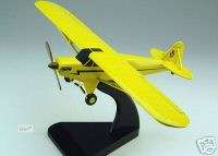 Piper Cub Wood Desktop Airplane Model  