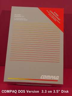 COMPAQ DOS Version 3.31   Unopened O/S Software  Mint Collector 
