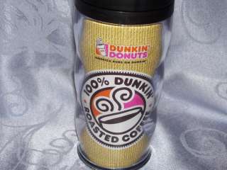 Dunkin Donuts Travel Thermal Mug 16 oz   100% Dunkin Roasted Coffee 