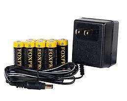 FOXPRO RECHARGEABLE BATTERY KIT   8 AA NiMH RECHARGEABLE BATTERIES 