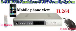   DVR Standalone 8CH 200/240FPS Real time security system Network DVR