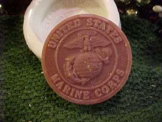 Marine Emblem Anchor Globe & Eagle Silicone Mold 2807  