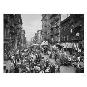 Market on Mulberry Street in New York City Photograph   New York, NY 