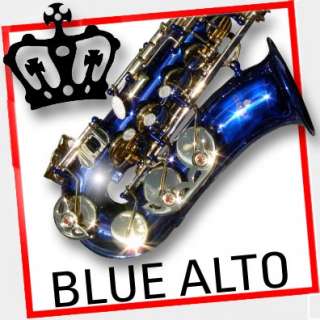 STERLING Blue ALTO SAX   BRAND NEW   Eb Saxophone   with Case  