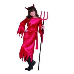  Childs Devil Dress Costume Size Medium (8 10) Toys 