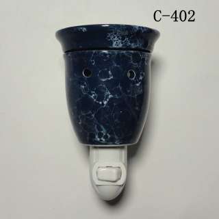 Ceramic Electric plug in NightLight Scent Oil Diffuser Warmer Burner 