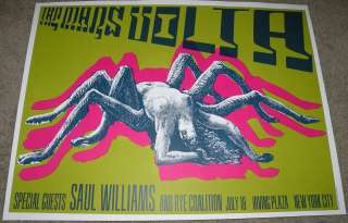 The Mars Volta Rye Coalition Saul Williams concert poster New York 