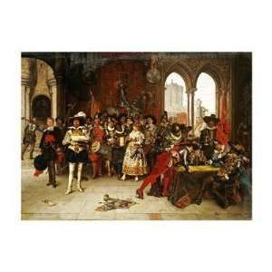  Adolphe Alexander Lesrel   Musketeers Of The King Giclee 
