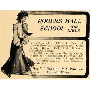   School Girls Underhill Anne Sexton   Original Print Ad