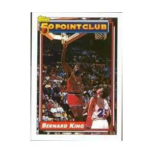  1992 93 Topps #202 Bernard King 50 Point Club Sports 