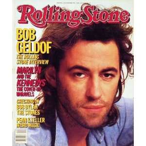  Rolling Stone Cover of Bob Geldof by Davies & Starr . Art 