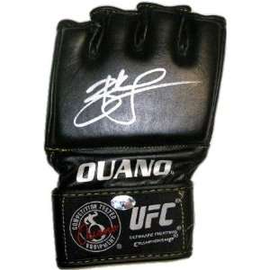  Brock Lesnar Autographed UFC Glove
