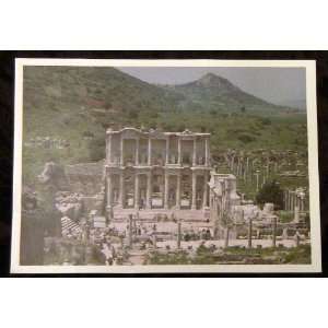  Turkey, Espesus, The Celsus Library Postcard c1980 