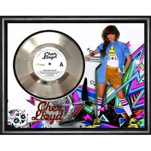  Cher Lloyd Swagger Jagger Framed Silver Record A3 