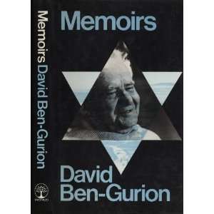  Memoirs David Ben Gurion; Compiler Thomas R. Bransten 