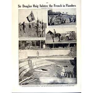   : 1919 WORLD WAR FRENCH SOLDIERS FRANCE DOUGLAS HAIG: Home & Kitchen