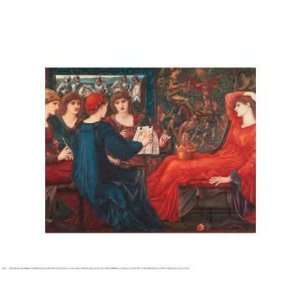  Laus Veneris by Sir Edward Coley Burne Jones. Size 14.00 X 