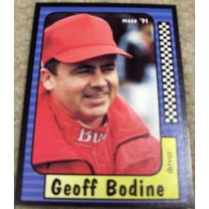  1991 Maxx Geoff Bodine # 11 Nascar Racing Card Sports 