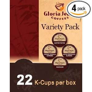 Gloria Jeans Coffees Flavored Variety Pack K Cups (88 count)  
