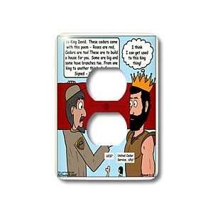   Bible Hiram cedars house   Light Switch Covers   2 plug outlet cover