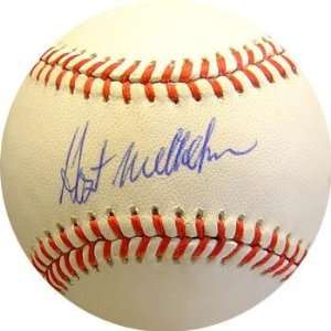  Signed Hoyt Wilhelm Baseball     Autographed Baseballs 