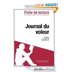 Journal du voleur de Jean Genet (Fiche de lecture) (French Edition 