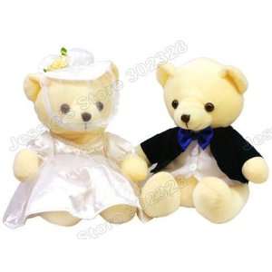  whole 21cm sweet teddy bears wedding decoration: Toys 
