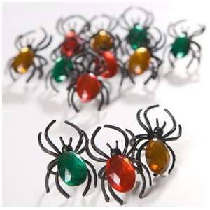  Jewel Spider Rings Toys & Games