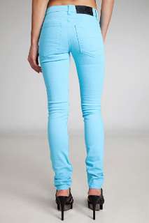 Cheap Monday Tight Blue Atoll Jeans for women  SSENSE