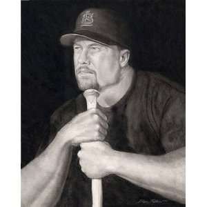 Mark McGwire St. Louis Cardinals Giclee on Canvas