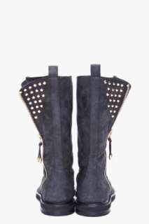 Pierre Balmain Calf high Suede Eden Boots for women  