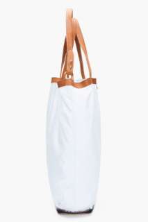 Rag & Bone Off white Collapsible Market Tote for women  
