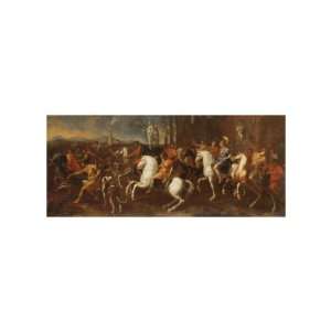   Hunt Giclee Poster Print by Nicolas Poussin, 42x14