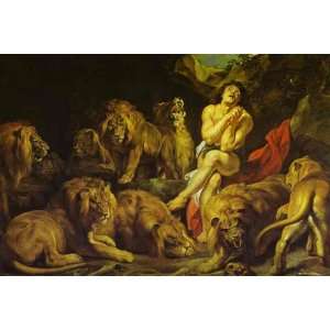     Peter Paul Rubens   24 x 16 inches   Daniel in the Lions Den