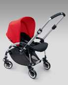 zoom bugaboo bee stroller base sun canopy red tailor your