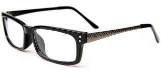 Retro 80s Vintage EyeGlasses Design BLACK Frames Wear  