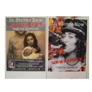 Regina Spektor 2 Sided Poster Soviet Kitsch