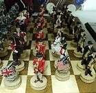 Imported Chess Set Pieces American Independen​ce War USA
