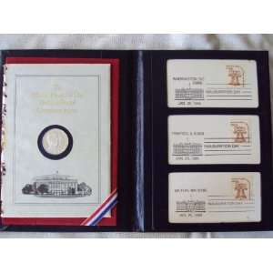 Ronald Reagan Official Inaugural Day 1985 Medallic/ Postal 