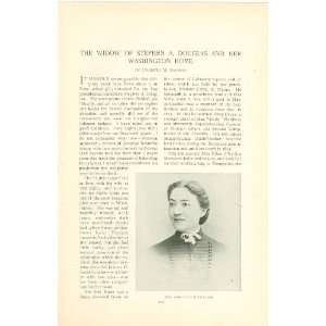   1897 Adele Cutts Williams Widow of Stephen A Douglas 