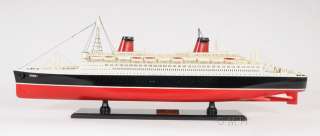 SS FRANCE OCEAN LINER WOOD MODEL FRENCH CRUISE SHIP 32  