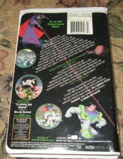 Buzz Lightyear of Star Command: The Adventure Begins VHS with tim 