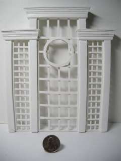 Dollhouse Miniature Cast Resin Garden Trellis 3888  